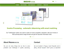 Tablet Screenshot of mazoea.com
